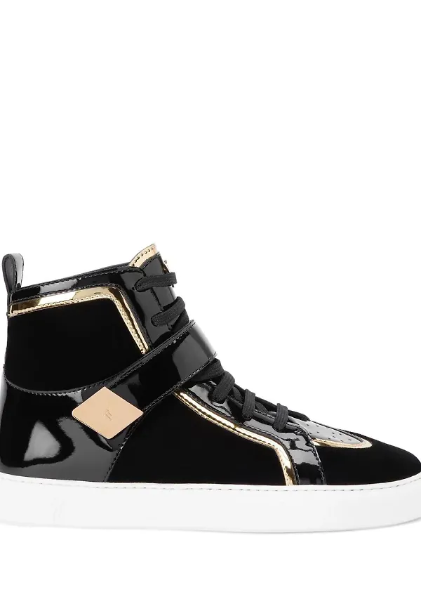Giuseppe Zanotti Zenas höga sneakers - Svart