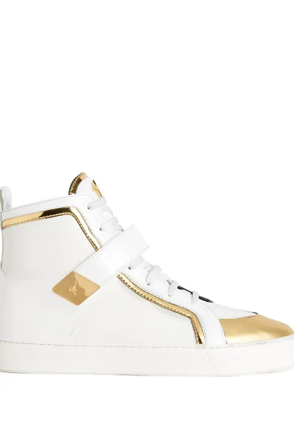 Giuseppe Zanotti Zenas höga sneakers - Vit