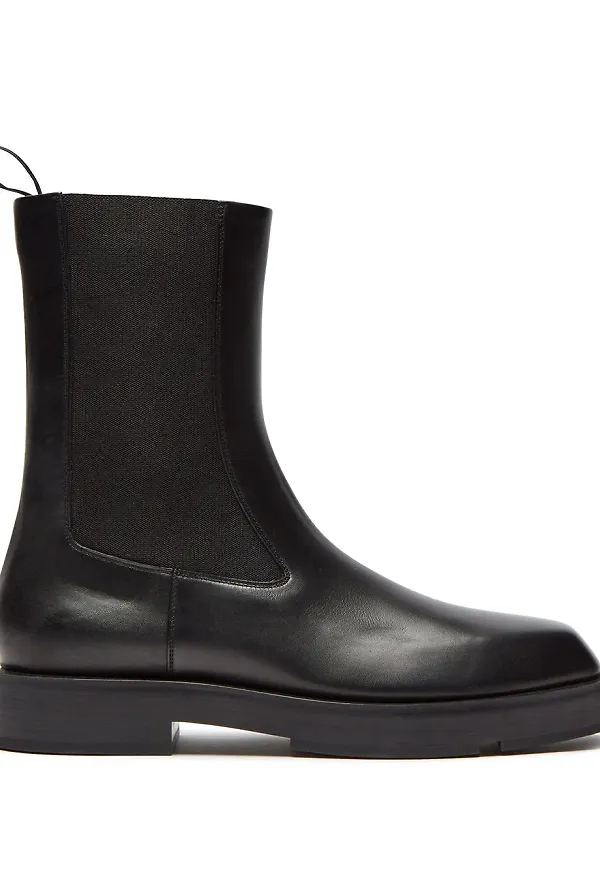 Givenchy 4G Chelsea-boots med plakett - Svart