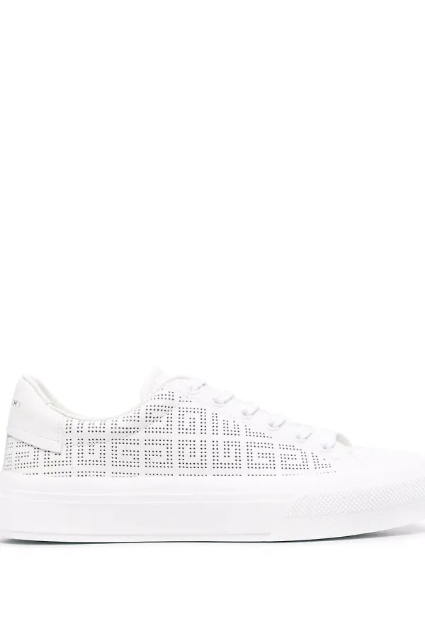 Givenchy 4G sneakers med snörning - Vit