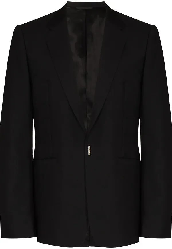 Givenchy enkelknäppt finblazer - Svart