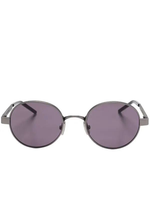 Givenchy Eyewear ovala solglasögon - Silverfärgad
