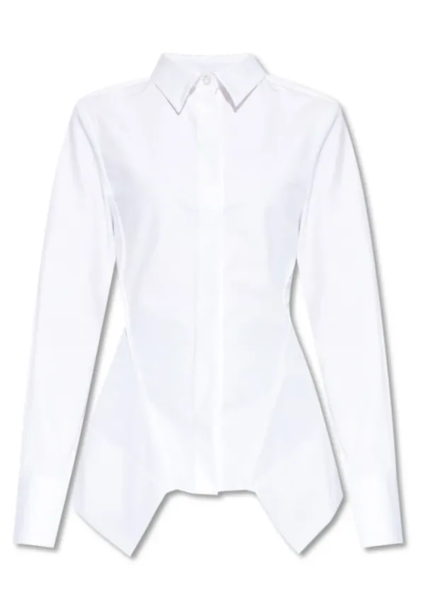 Givenchy Fitted cotton shirt Vit, Dam
