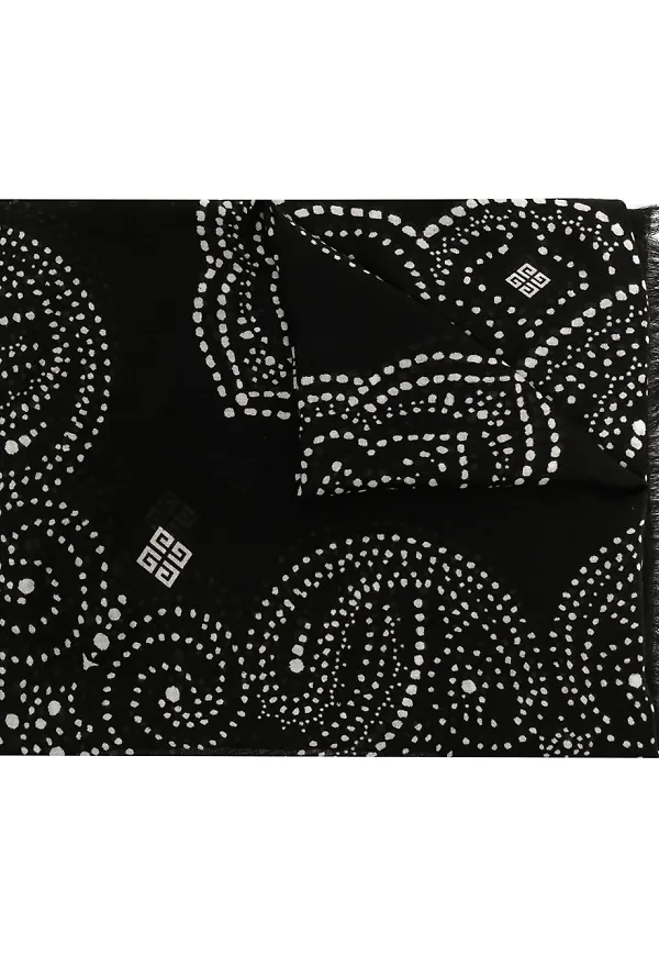 Givenchy halsduk med logotyp - Svart
