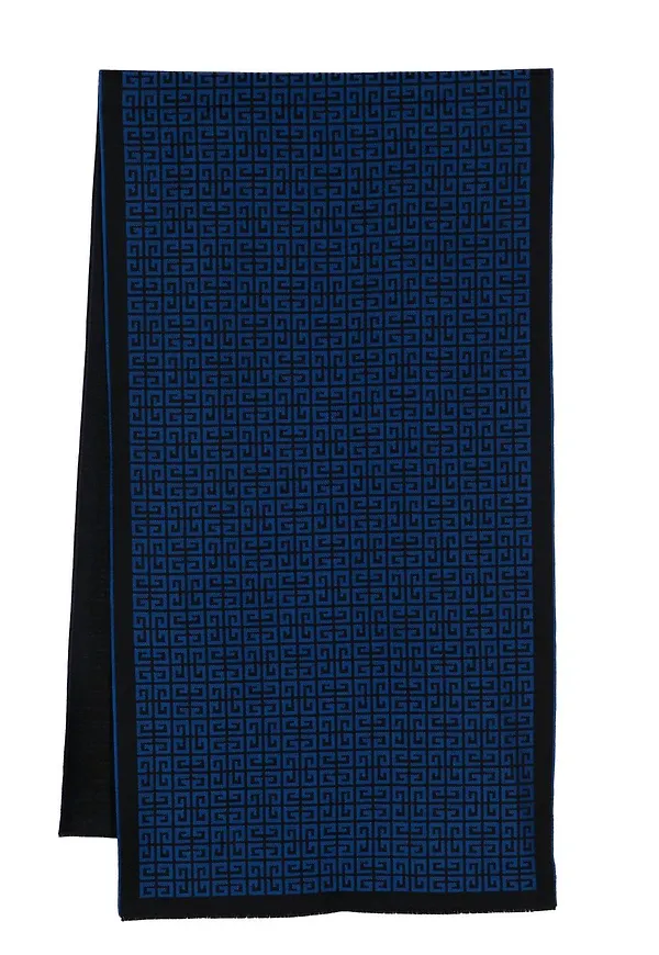 Givenchy halsduk med tryck - Blå