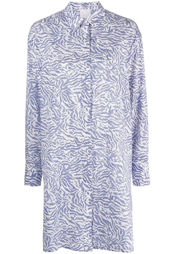 Givenchy lång skjortklänning - Vit