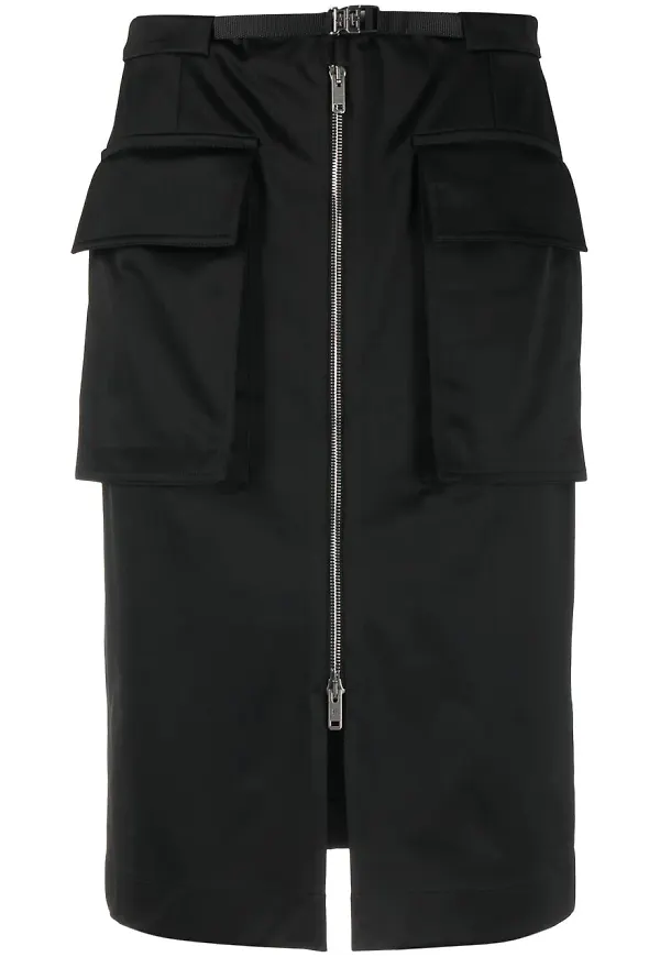 Givenchy minikjol med ficka - Svart