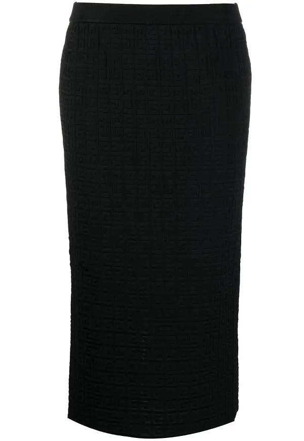 Givenchy pennkjol med 4G-motiv - Svart