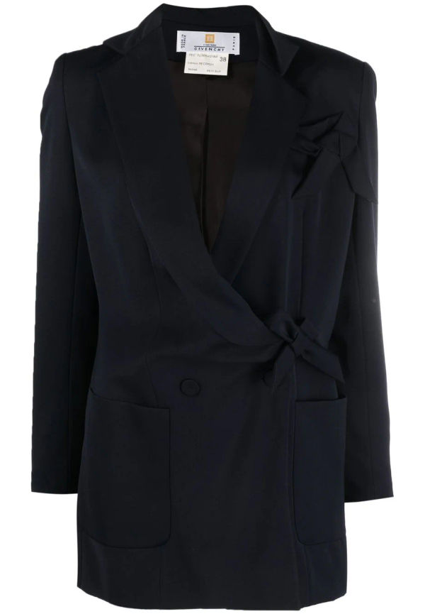 Givenchy Pre-Owned dubbelknäppt blazer från 1990-talet - Blå