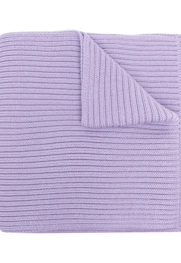 Givenchy ribbstickad halsduk - Lila
