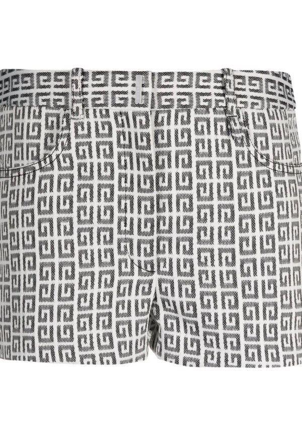 Givenchy shorts med logotyp - Vit