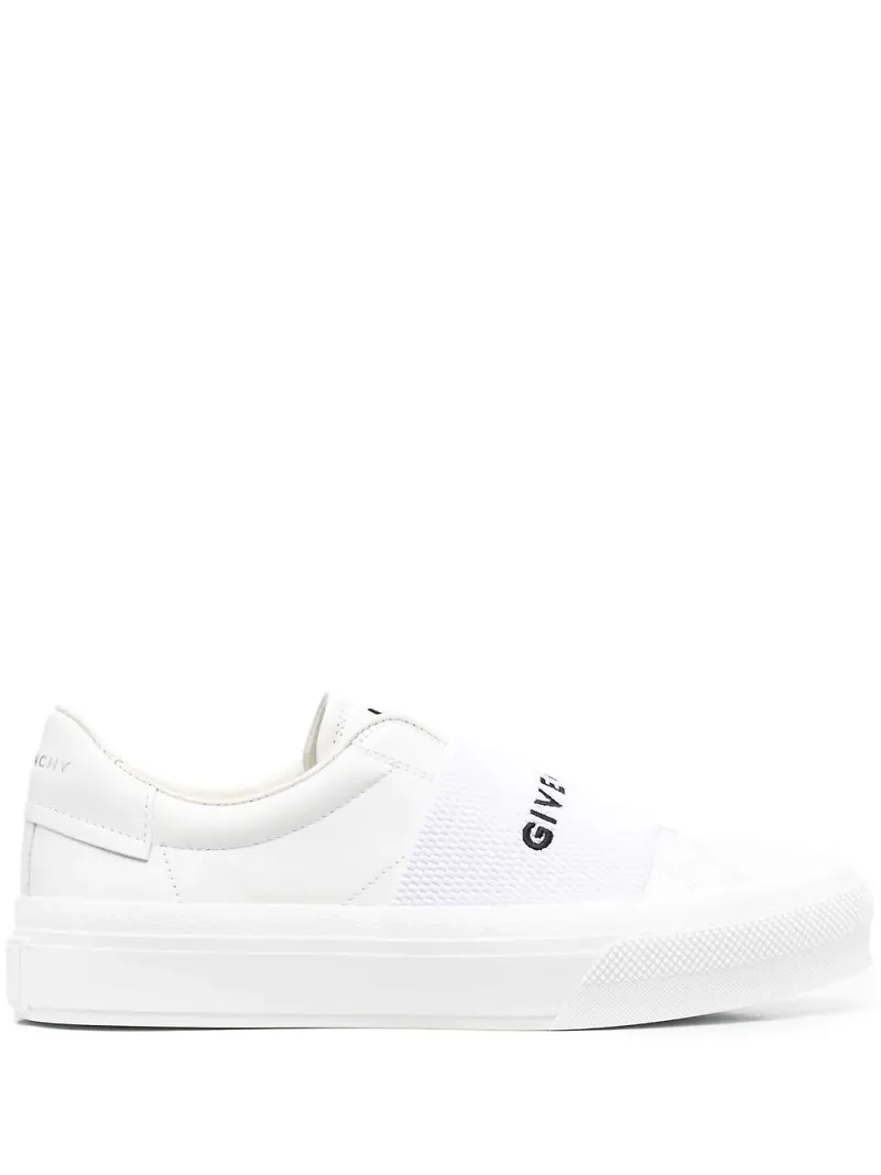 Givenchy slip on-sneakers med logotyp - Vit
