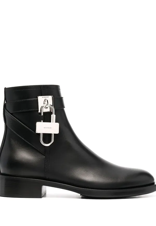 Givenchy stövlar med hänglås - Svart