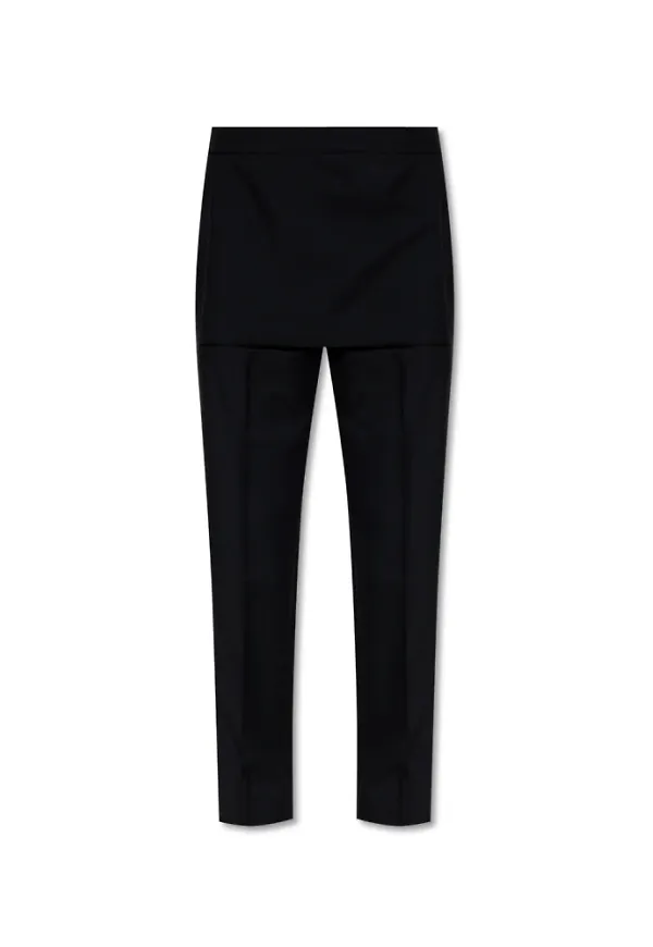Givenchy Trousers with cut-outs Svart, Dam