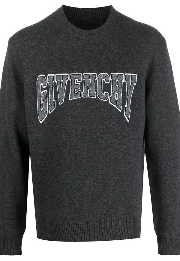 Givenchy tröja med rundad hals - Grå