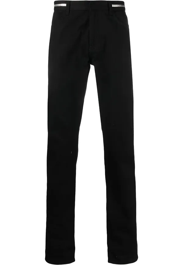 Givenchy Viola skinny-jeans med kedja - Svart