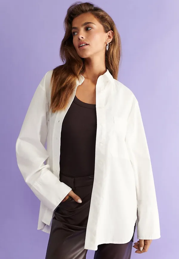 Gizem poplin shirt