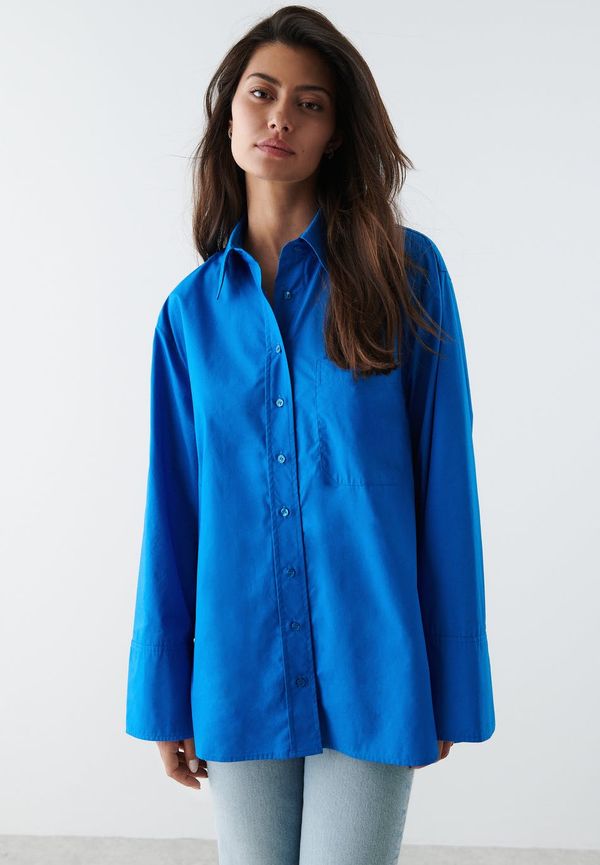 Gizem poplin shirt