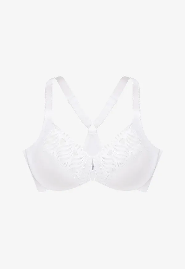 Glamorise - Bygel-bh Full Figure Plus Size Wonderwire - Vit