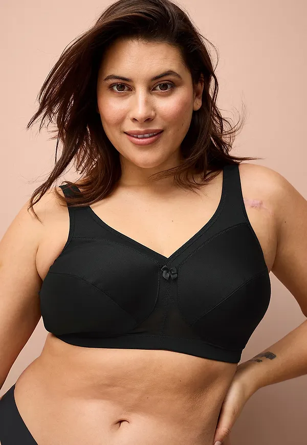 Glamorise - MagicLift Active Support-bh - Svart