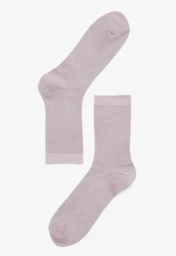 Glitter socks - Purple