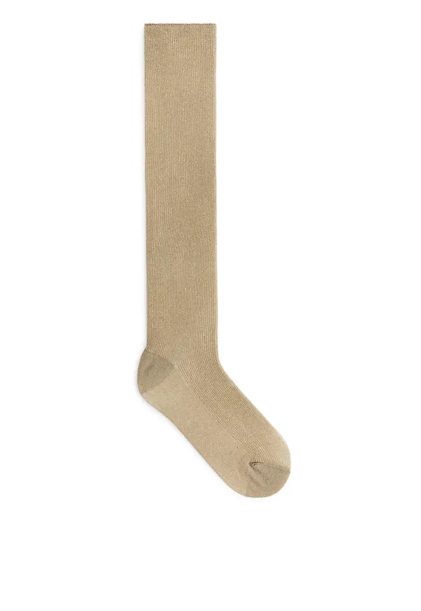 Glittering Socks - Brown
