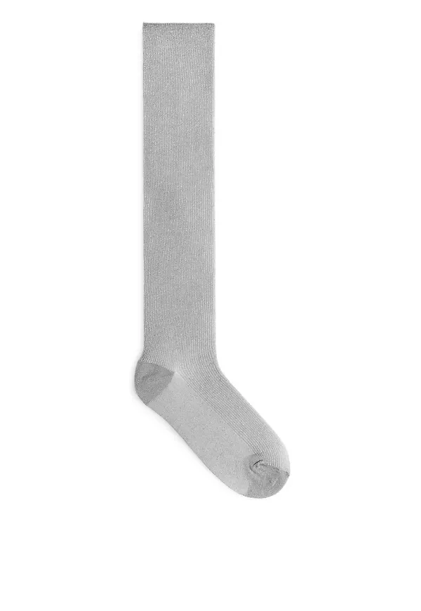 Glittering Socks - Grey