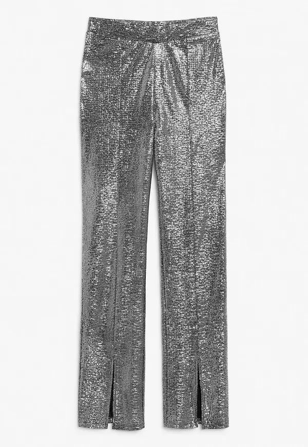 Glittery trousers - Black