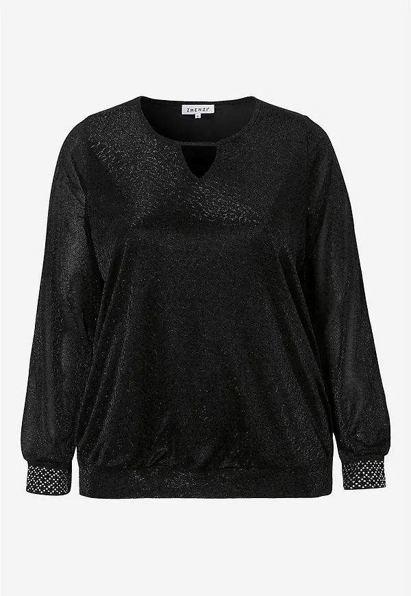 Glittrig jerseytopp Jurnie