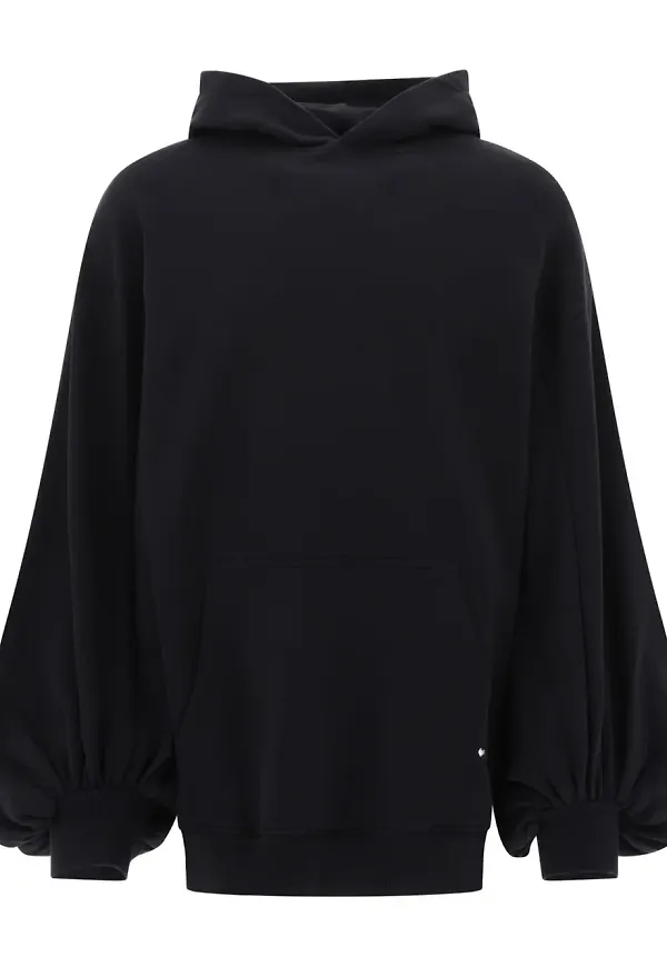 GmbH hoodie i jersey - Svart