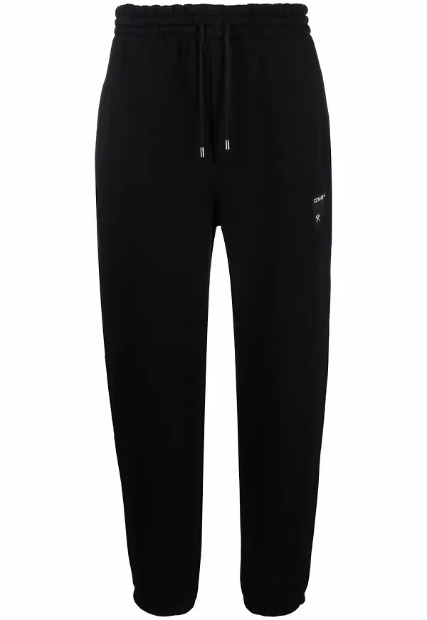 GmbH trackpants med logotyp - Svart
