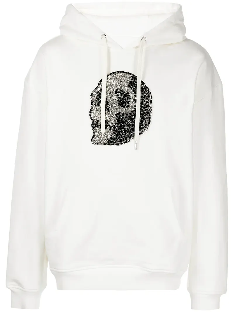 God's Masterful Children hoodie med dragsko - Vit