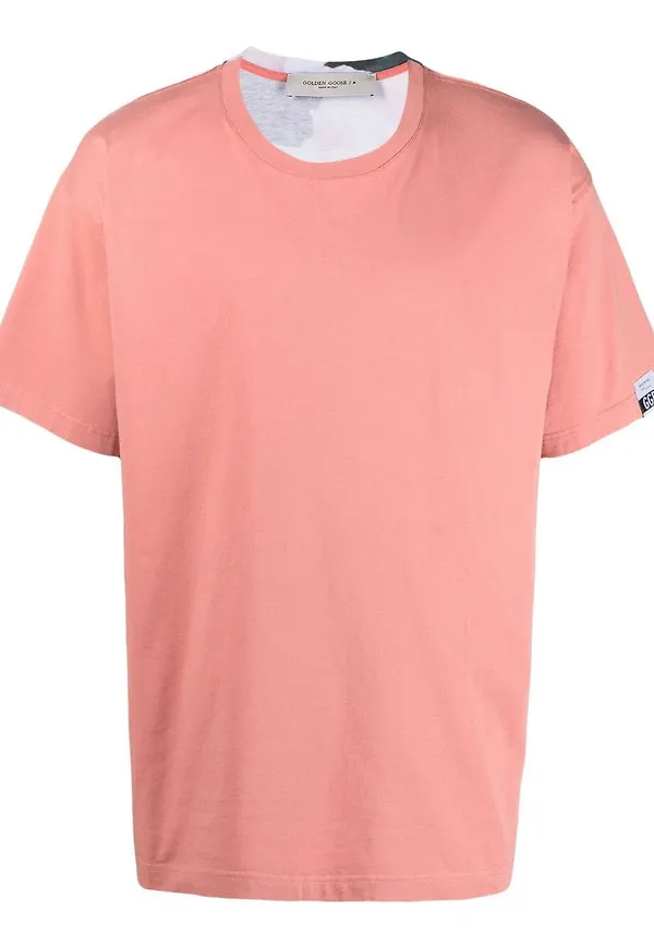 Golden Goose Aira blommig t-shirt - Rosa
