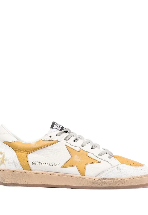 Golden Goose Ballstar low-top sneakers - Vit