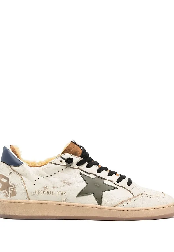 Golden Goose Ballstar låga sneakers - Vit