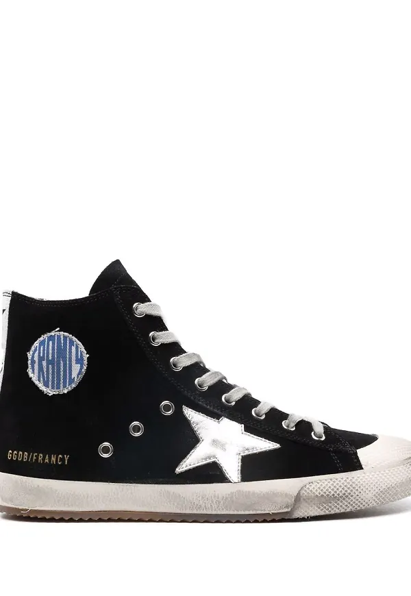 Golden Goose Basket höga sneakers - Svart
