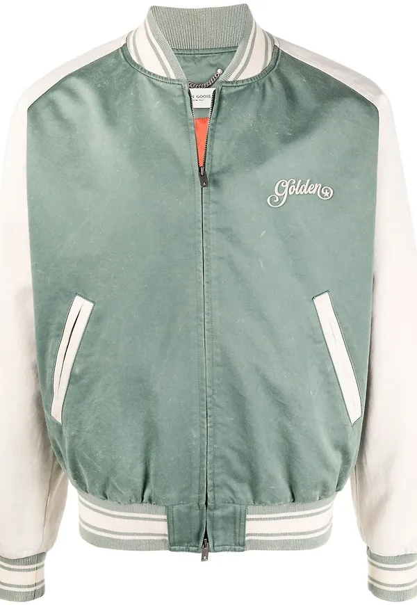 Golden Goose bomberjacka med dragkedja - Grön