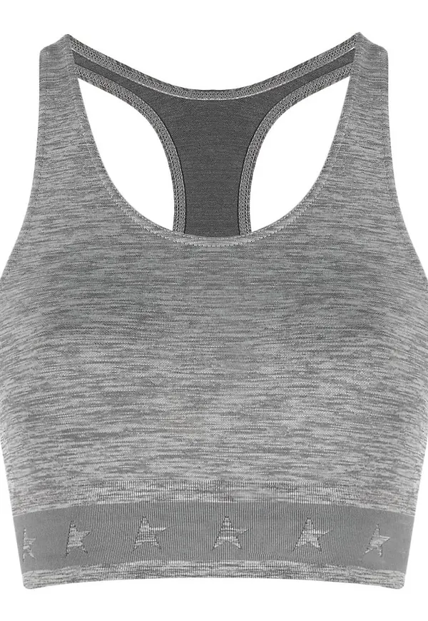 Golden Goose croptop med brottarrygg - Grå