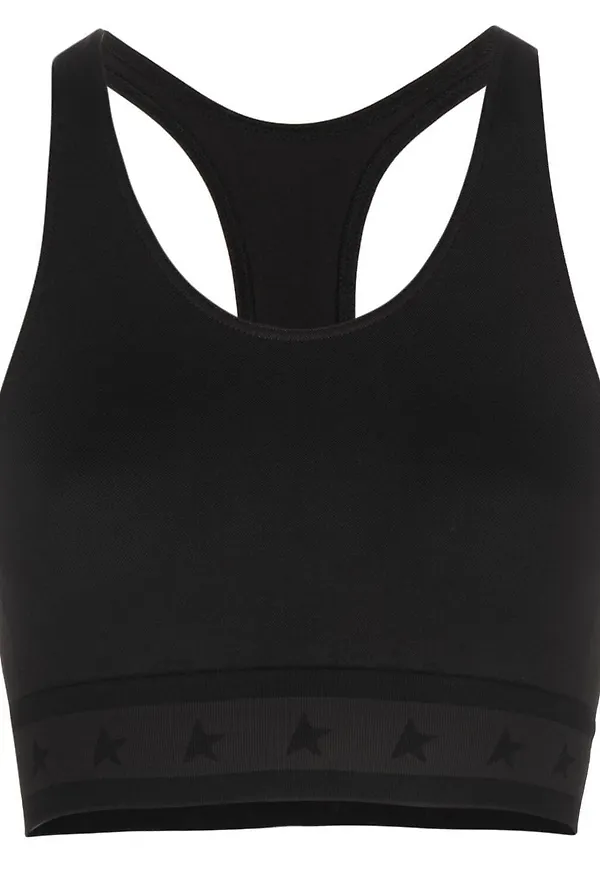 Golden Goose croptop med brottarrygg - Svart