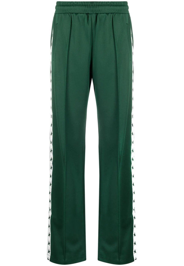 Golden Goose Dorotea Star trackpants med sidorand - Grön