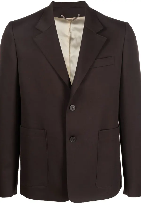 Golden Goose enkelknäppt figursydd blazer - Brun