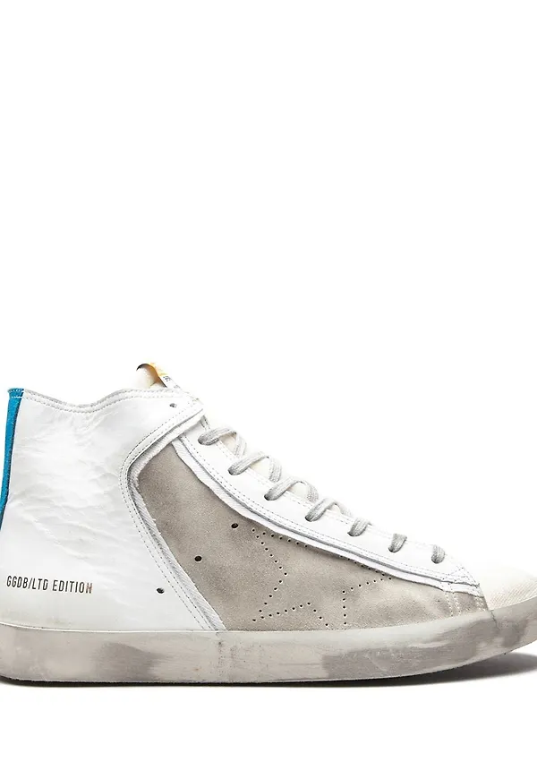 Golden Goose Francy höga sneakers - Vit