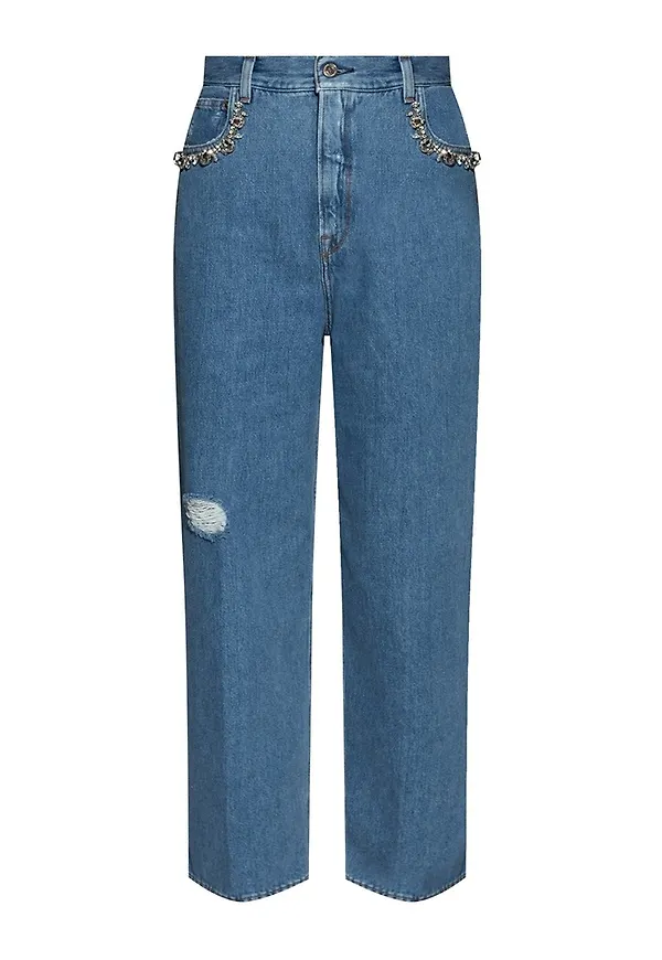 Golden Goose High-waisted jeans Blå, Dam