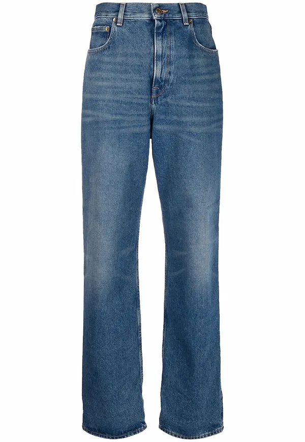 Golden Goose Kim wide leg-jeans - Blå