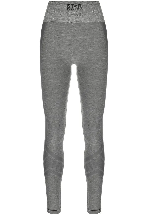 Golden Goose leggings med stjärnmotiv - Grå