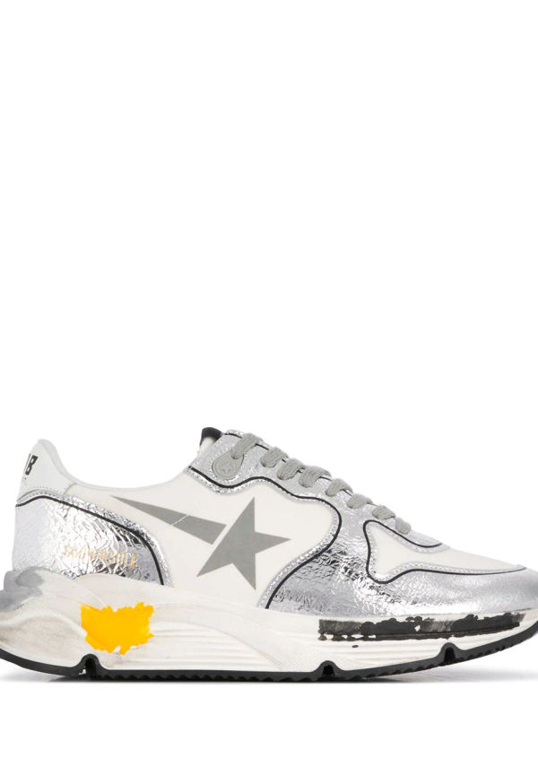 Golden Goose låga löparsneakers - Vit