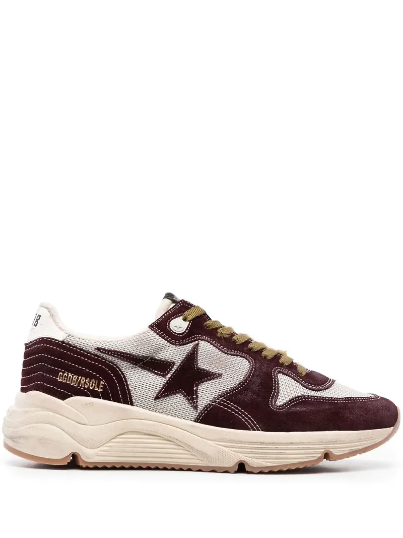 Golden Goose låga sneakers med stjärnmärke - Lila