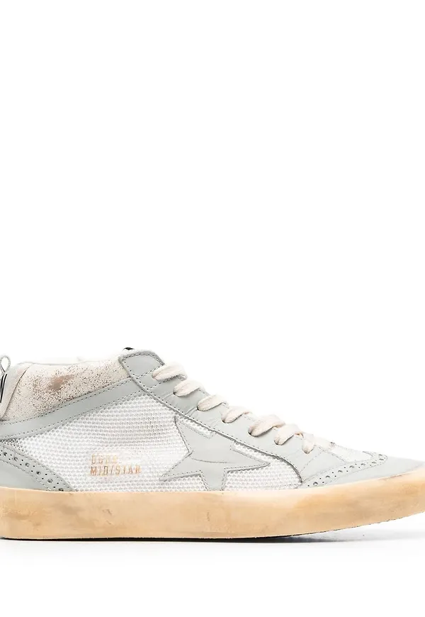 Golden Goose Mid Star sneakers - Vit