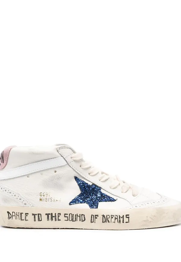 Golden Goose Mid Star sneakers - Vit