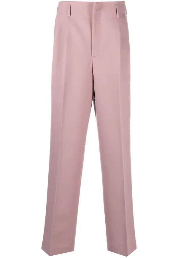 Golden Goose plisserade raka byxor - Rosa